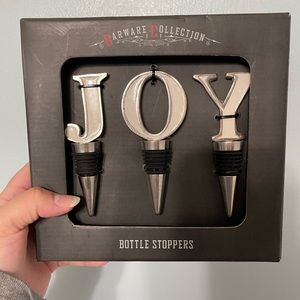 Barwear Collection JOY lettering Bottle Stoppers
